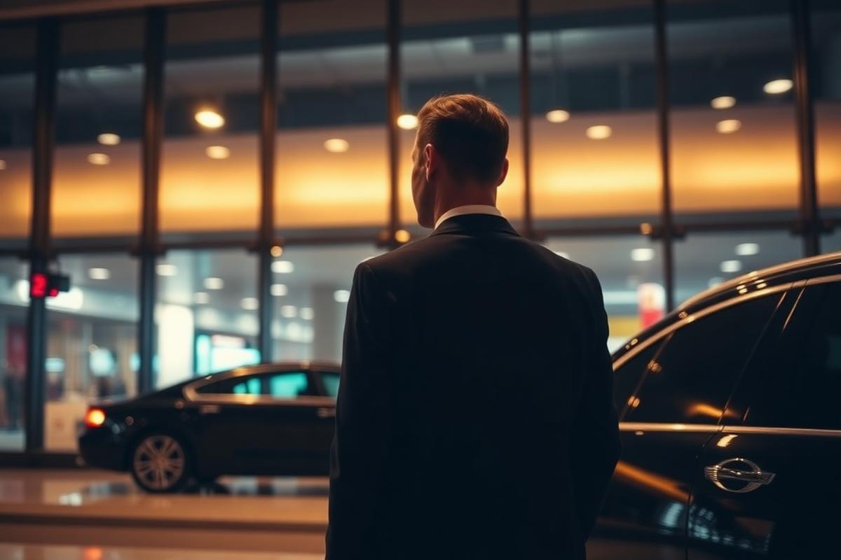 Professional chauffeured vehicle prepared for a Toronto ride